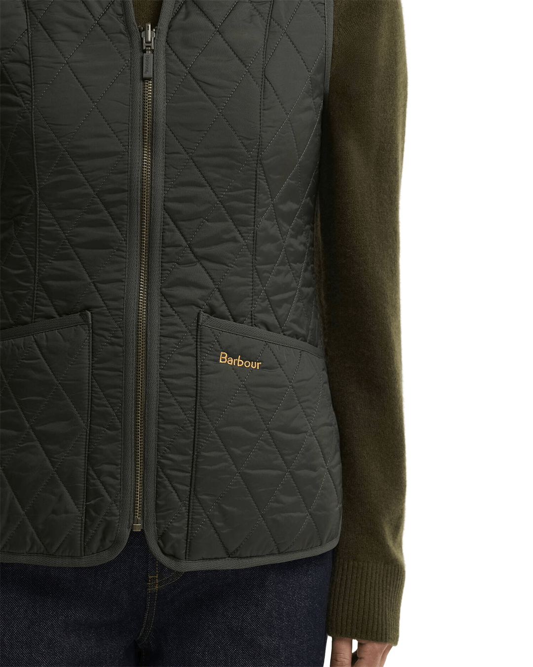 Barbour Gilets 6 Barbour Dark Olive Betty Fleece Gilet