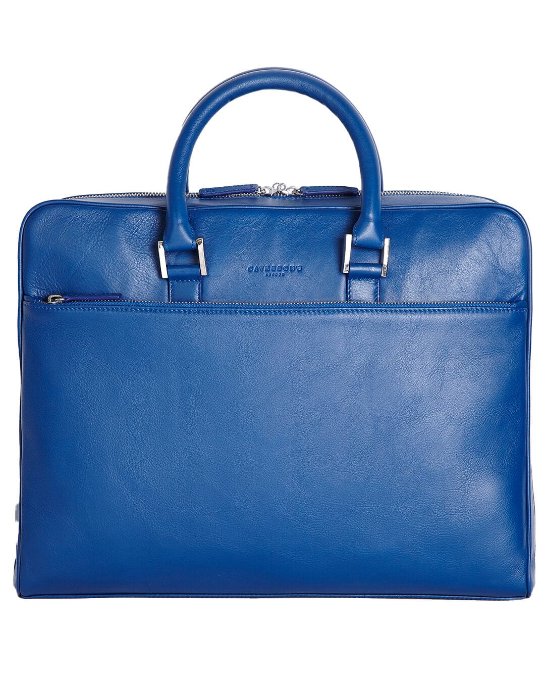 Cavesson's Bags Cavesson's Blue And Yellow Calf Briefcase