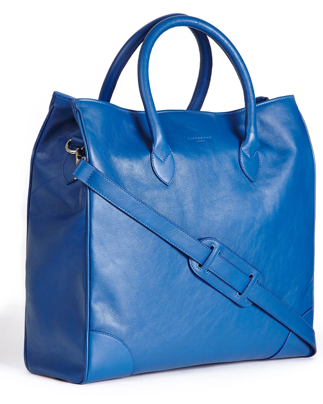 Cavesson's Bags Cavesson's Blue And Yellow Calf Tote Bag