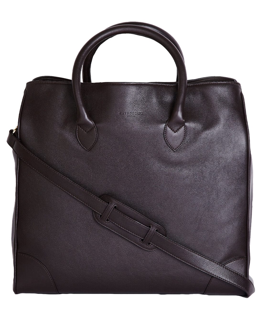 Cavesson's Bags Cavesson's Brown And Orange Calf Tote Bag