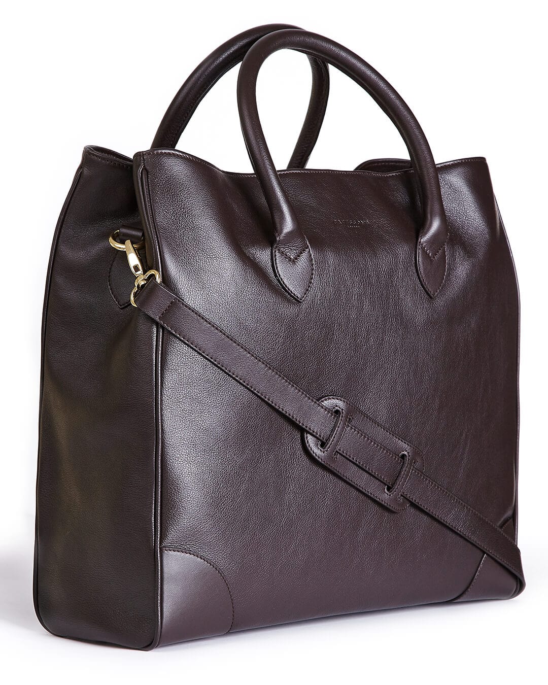 Cavesson's Bags Cavesson's Brown And Orange Calf Tote Bag