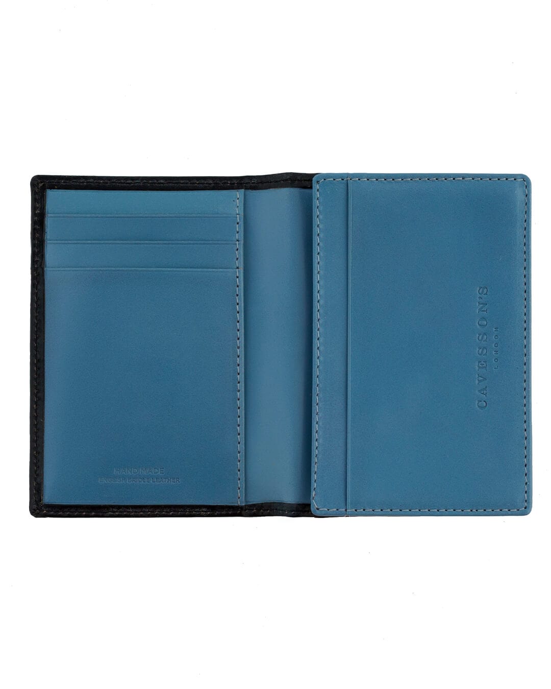 Cavesson's Wallets Cavesson's Black And Aqua Card Wallet