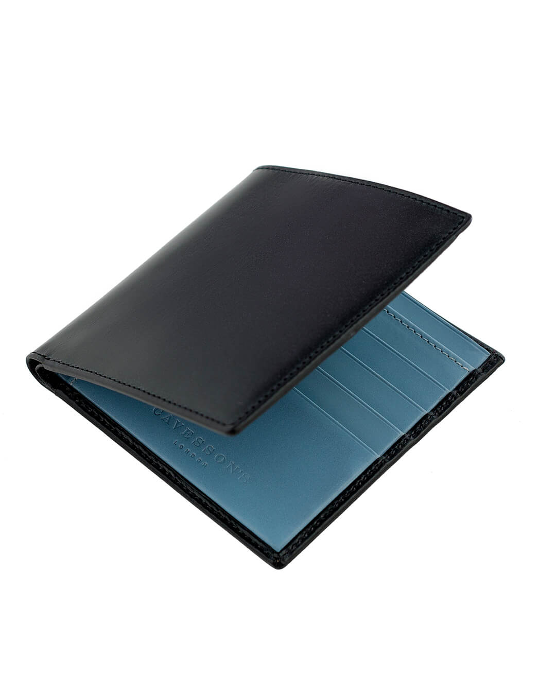 Cavesson's Wallets Cavesson's Black And Aqua Note Wallet