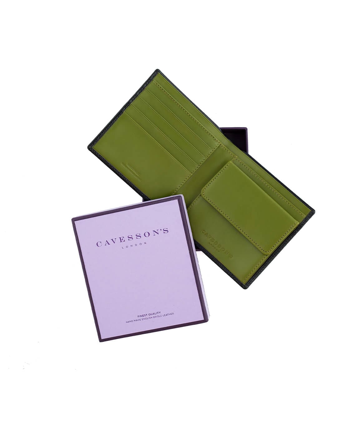 Cavesson's Wallets Cavesson's Black And Olive Coin Wallet