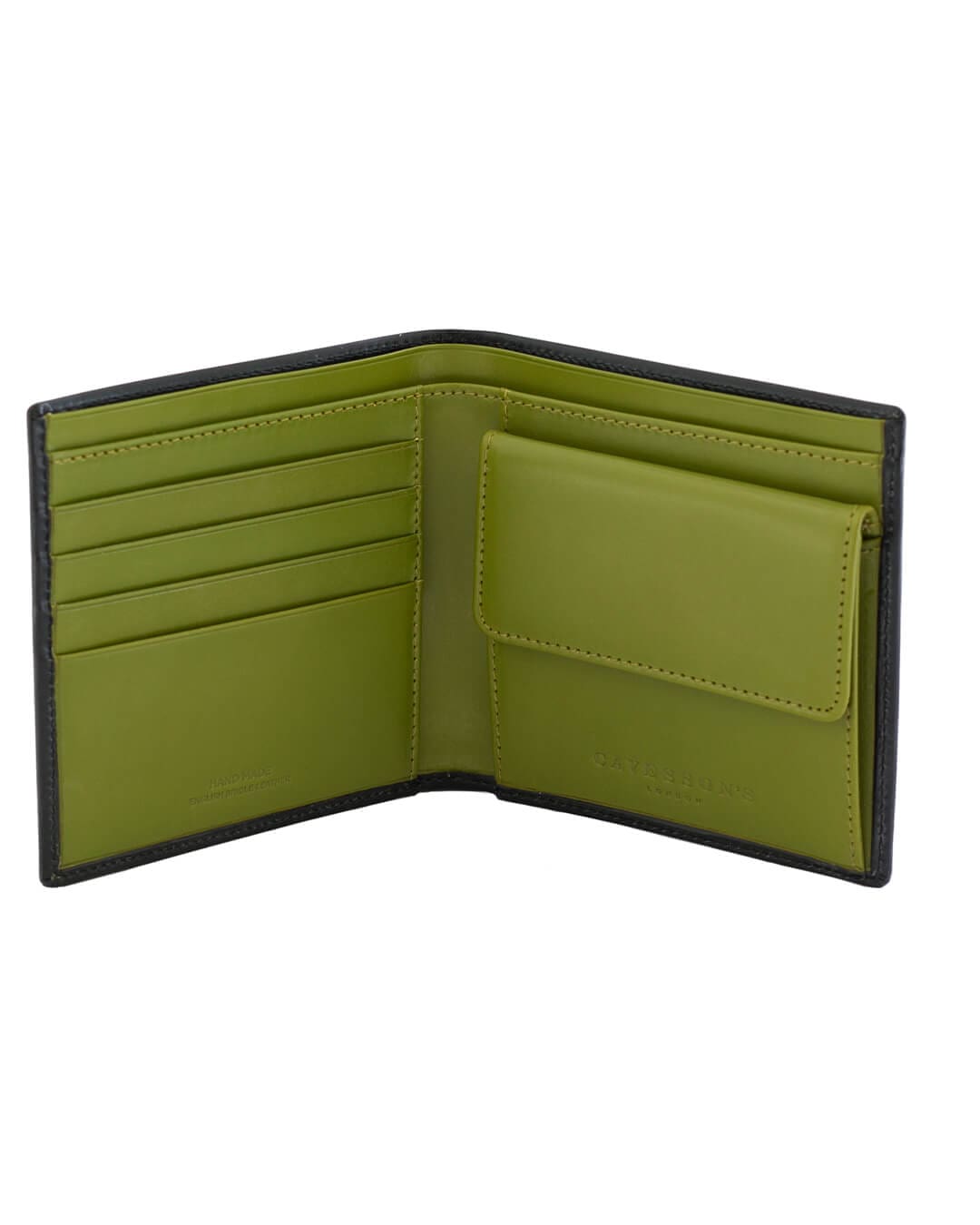 Cavesson's Wallets Cavesson's Black And Olive Coin Wallet