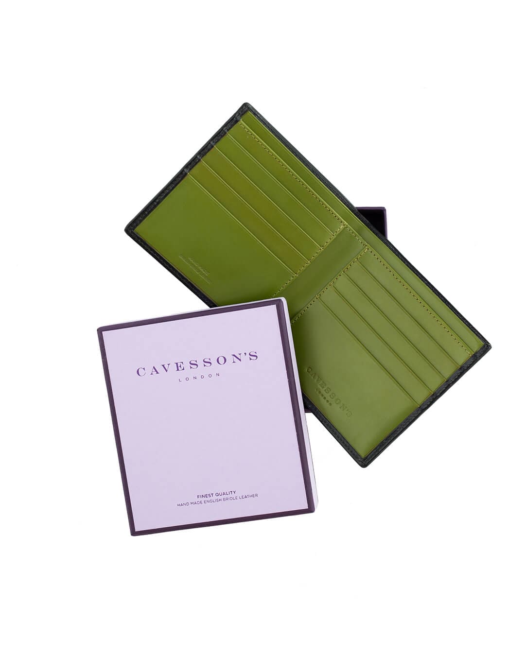 Cavesson's Wallets Cavesson's Black And Olive Note Wallet