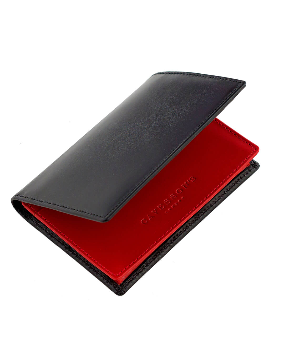 Cavesson's Wallets Cavesson's Black And Red Card Wallet