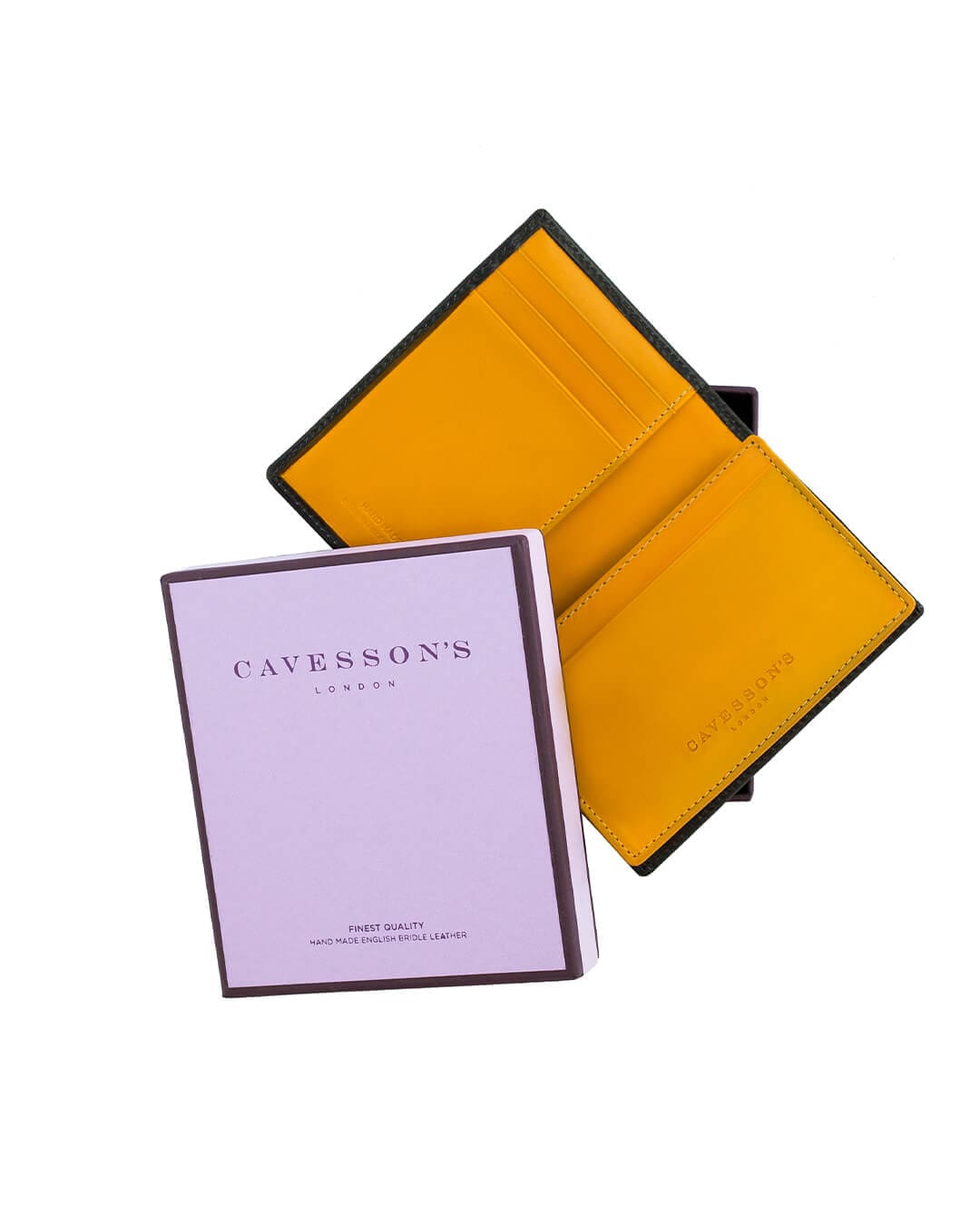Cavesson's Wallets Cavesson's Blue And Yellow Card Wallet