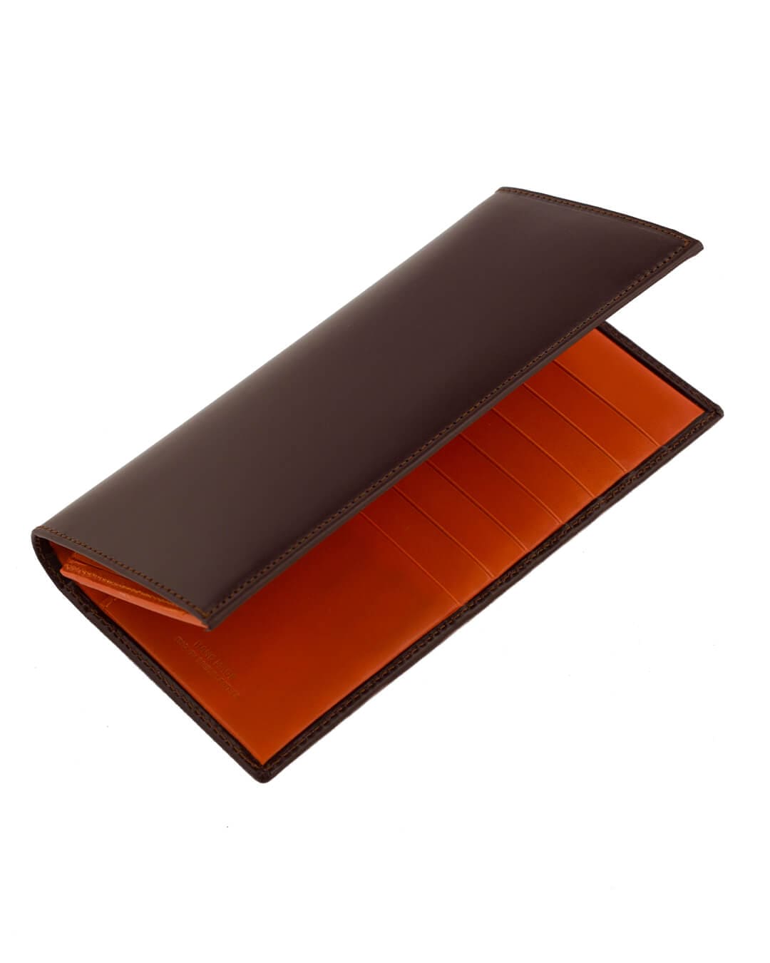 Cavesson's Wallets Cavesson's Brown And Orange Slim Wallet