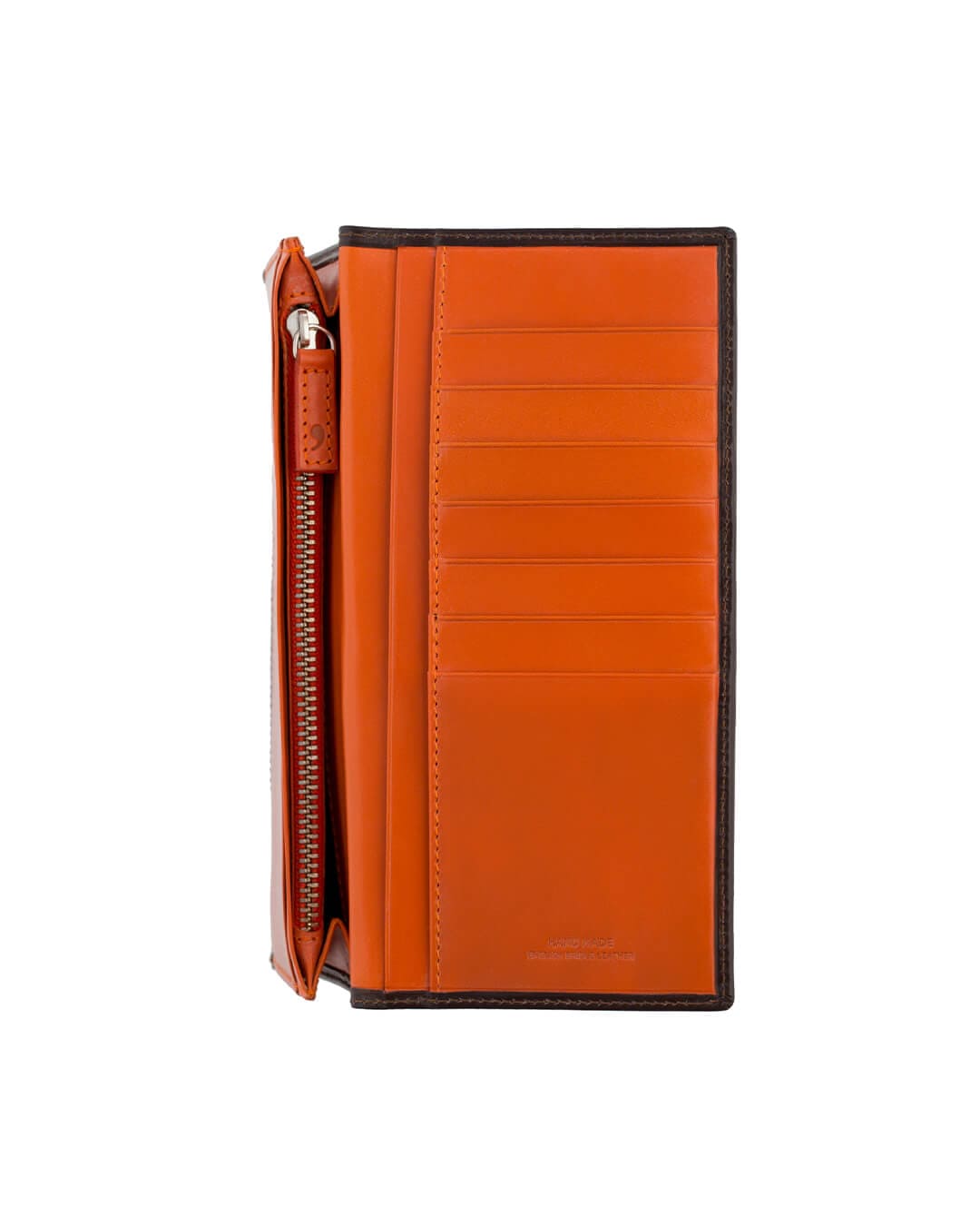 Cavesson's Wallets Cavesson's Brown And Orange Slim Wallet