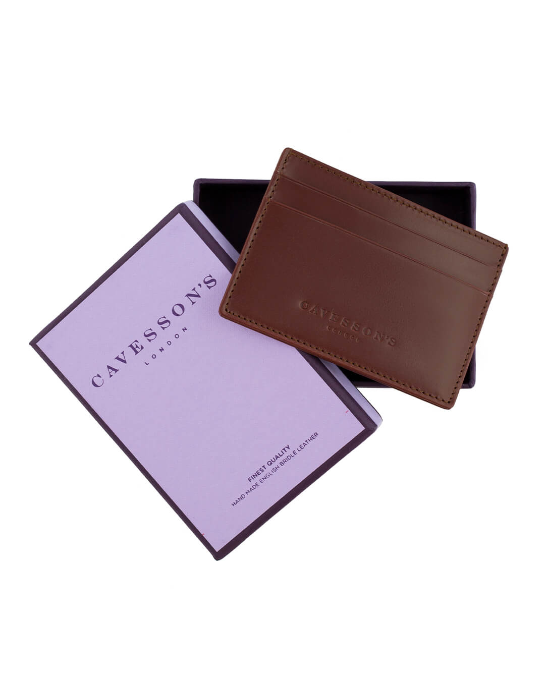 Cavesson's Wallets Cavesson's Brown Card Case