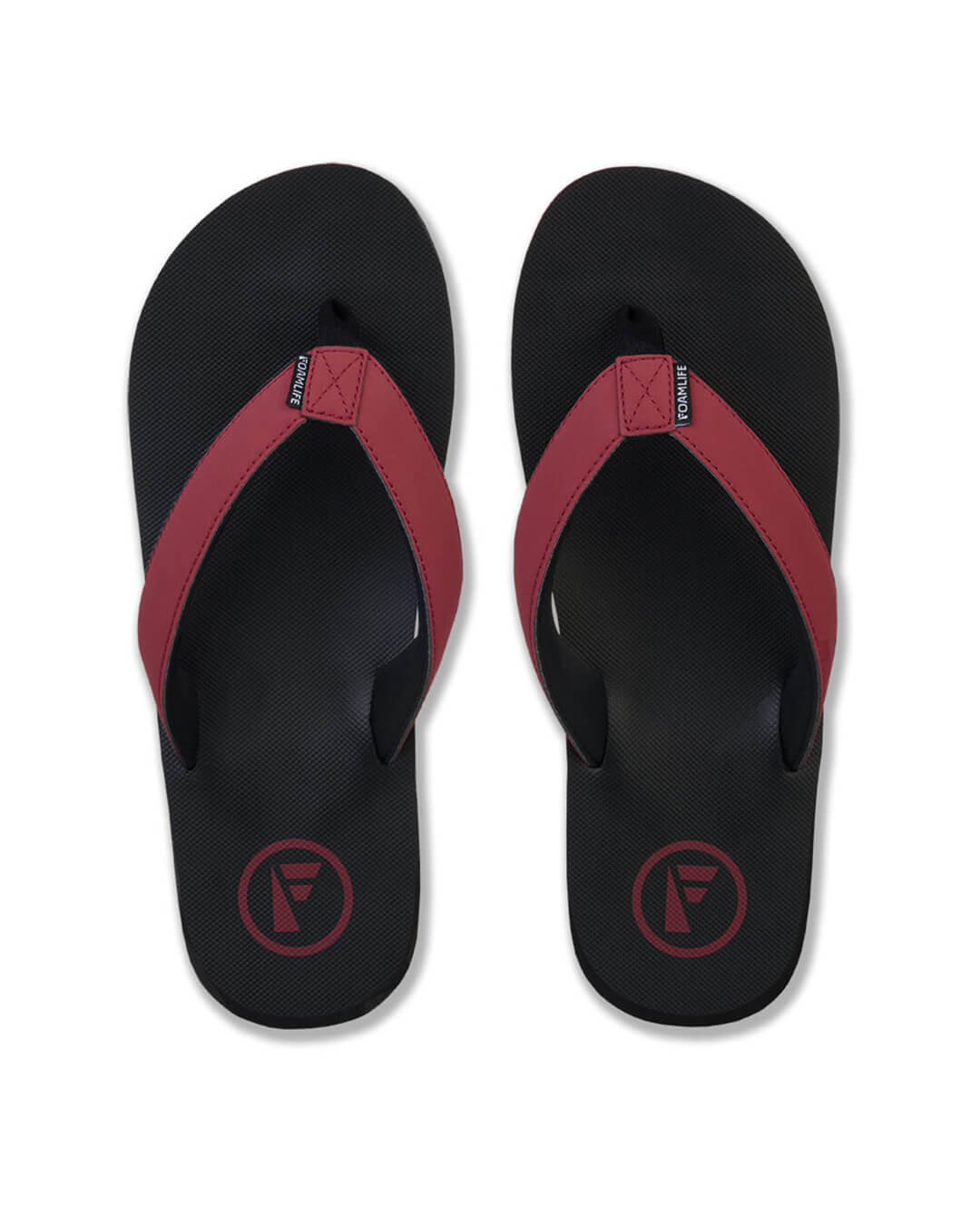 Foamlife Shoes Foamlife Clay Red Traa Flip Flops