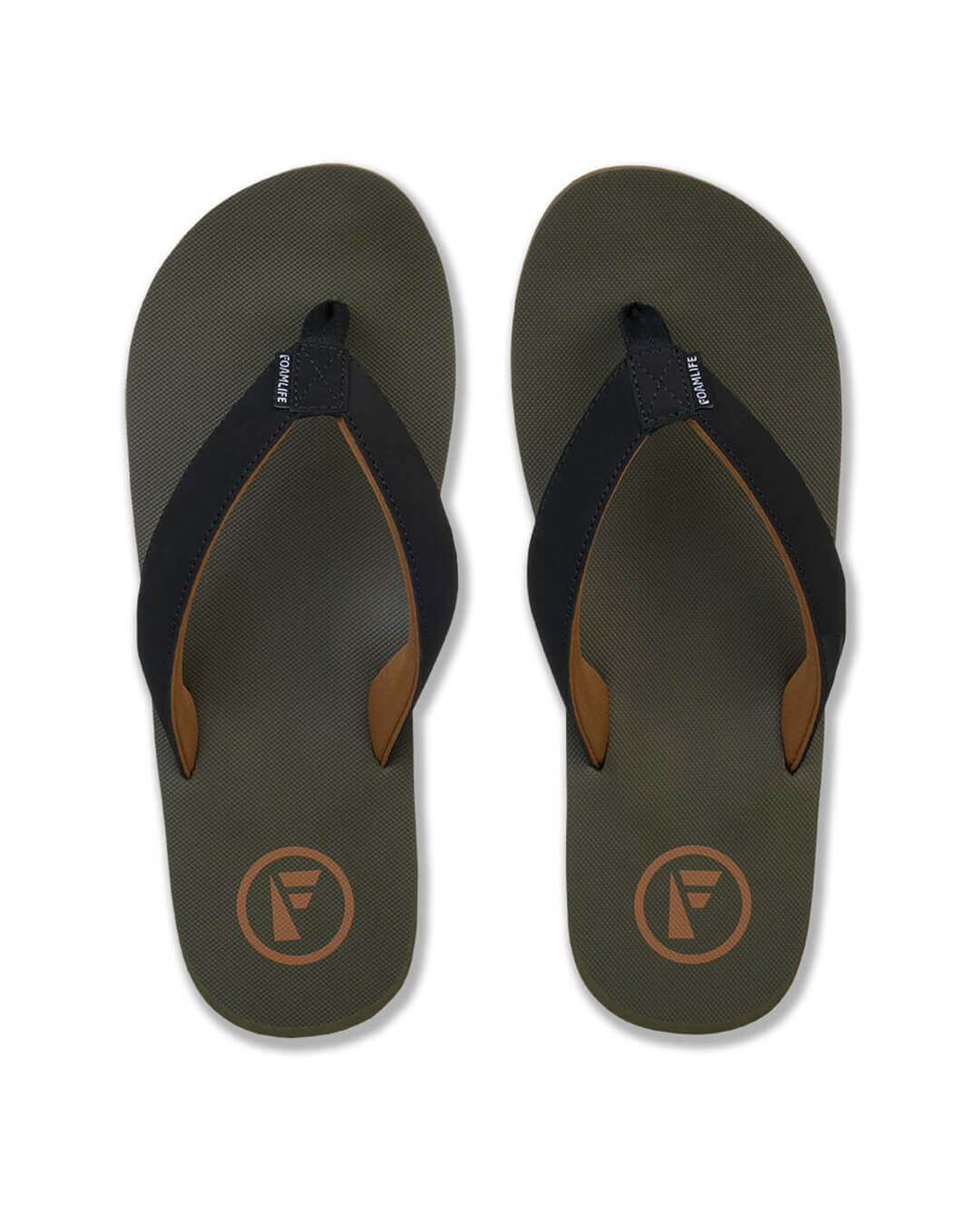 Foamlife Shoes Foamlife Olive Traa Flip Flops