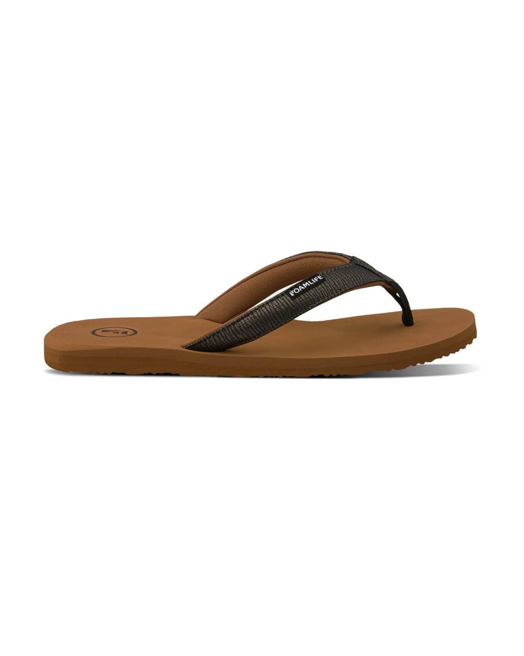 Foamlife Shoes Foamlife Seales Earth Brown Flip Flops
