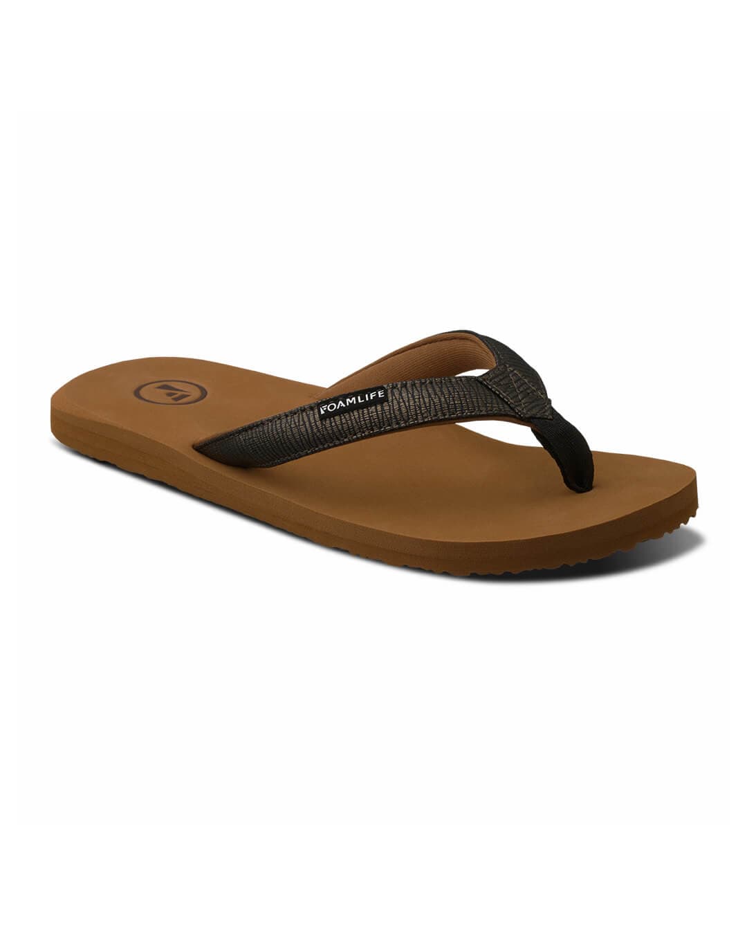 Foamlife Shoes Foamlife Seales Earth Brown Flip Flops