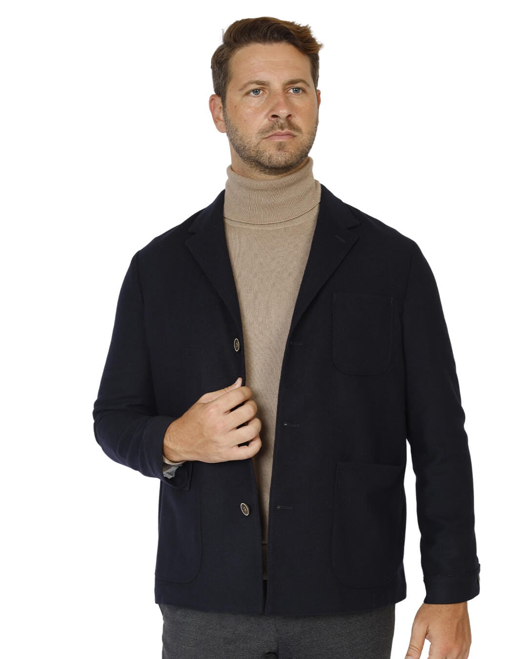 Gagliardi Jackets Gagliardi Chore Navy Jacket Flannel