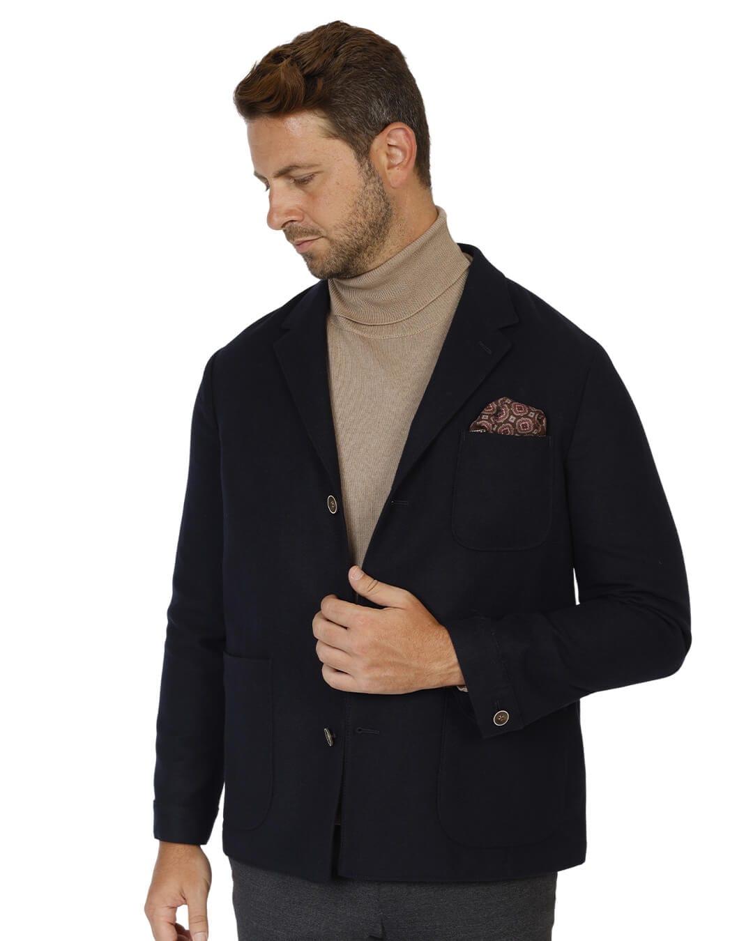 Gagliardi Jackets Gagliardi Chore Navy Jacket Flannel