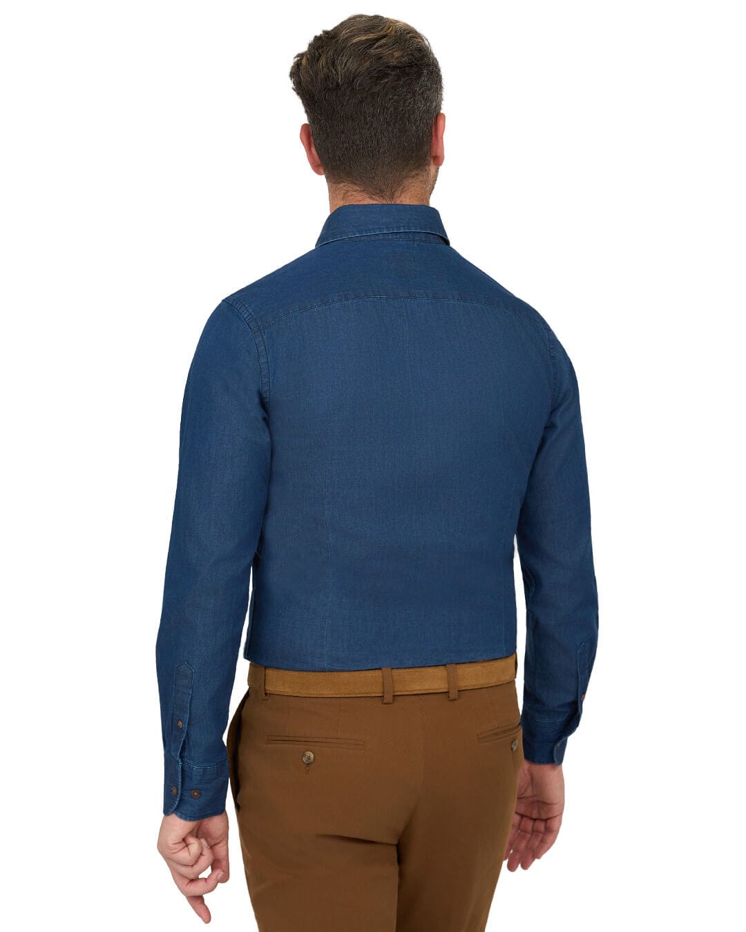 Gagliardi Shirts Gagliardi Indigo Denim Button-Down Shirt