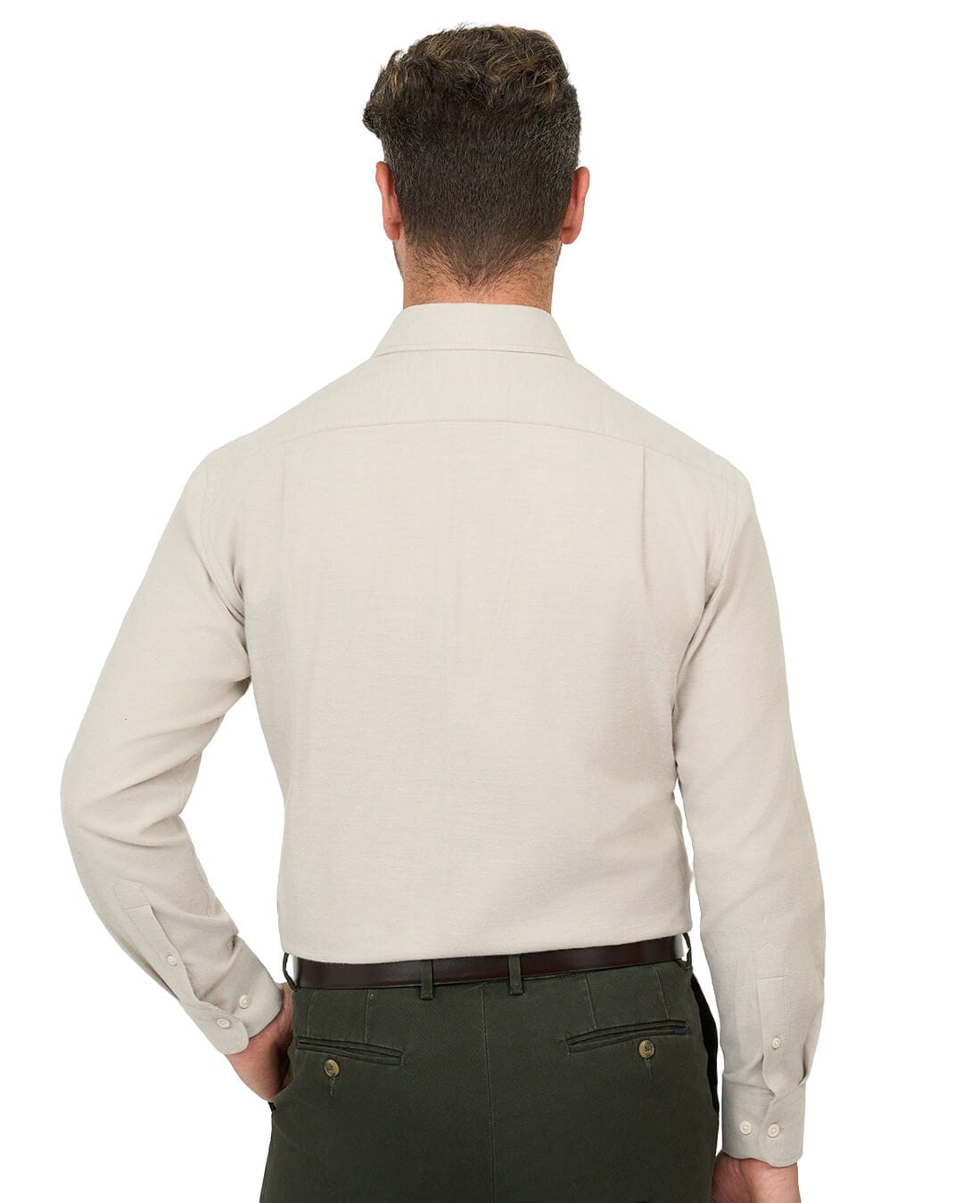 Gagliardi Shirts Gagliardi Stone Brushed Cotton Shirt