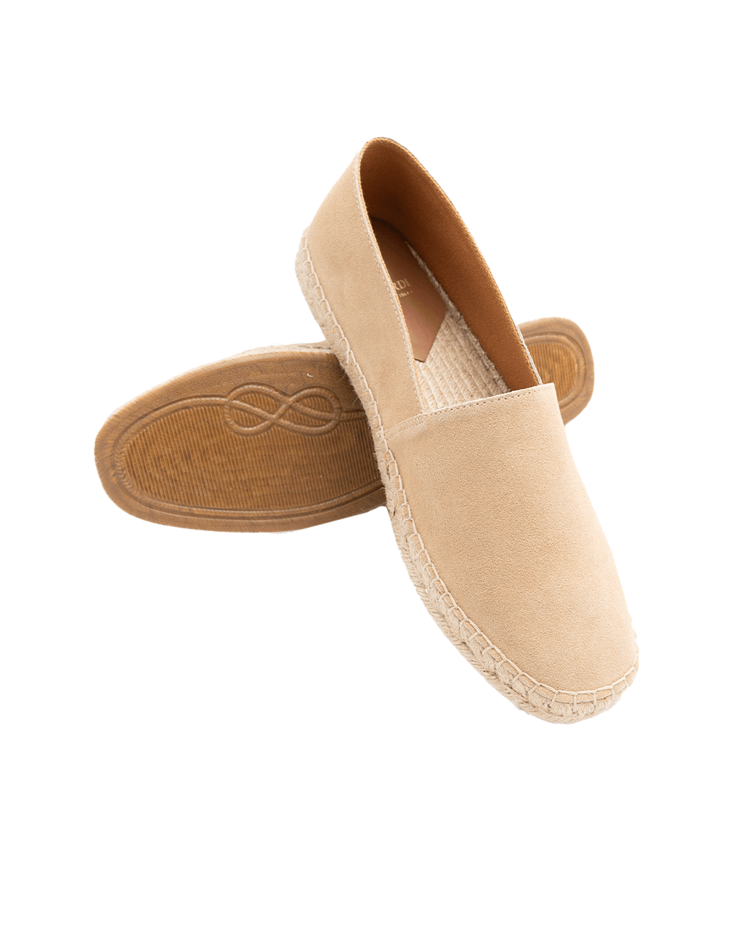 Gagliardi Shoes Gagliardi Beige Suede Espadrilles