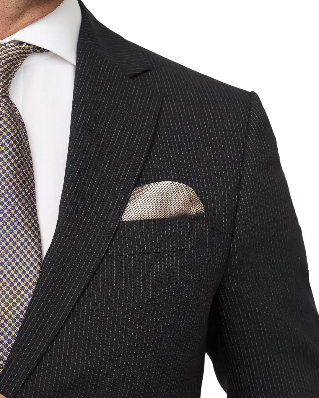 Gagliardi Suits Gagliardi Black Fine Stripe Suit