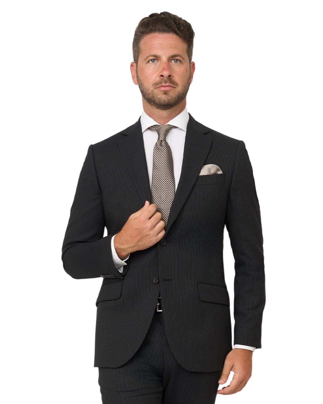 Gagliardi Suits Gagliardi Black Fine Stripe Suit