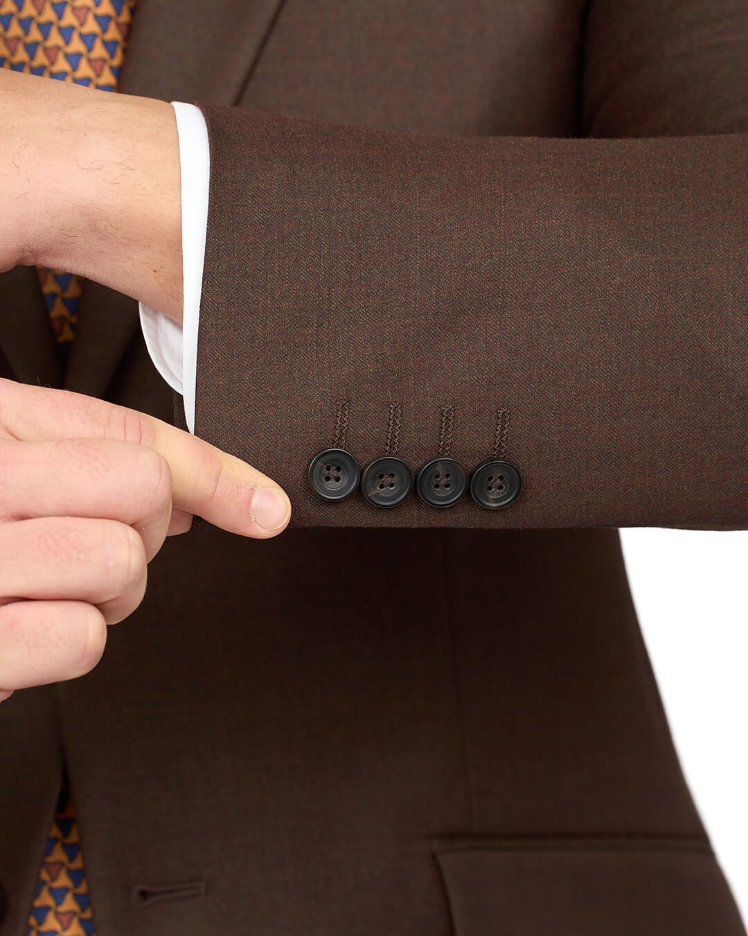 Gagliardi Suits Gagliardi Brown Twill Super 110s Suit
