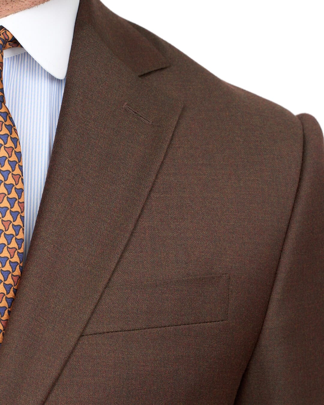 Gagliardi Suits Gagliardi Brown Twill Super 110s Suit