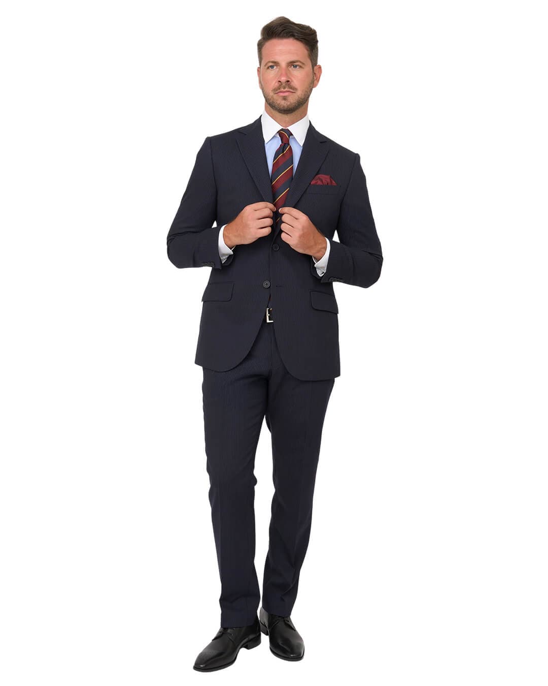 Gagliardi Suits Gagliardi Navy Fine Stripe Suit
