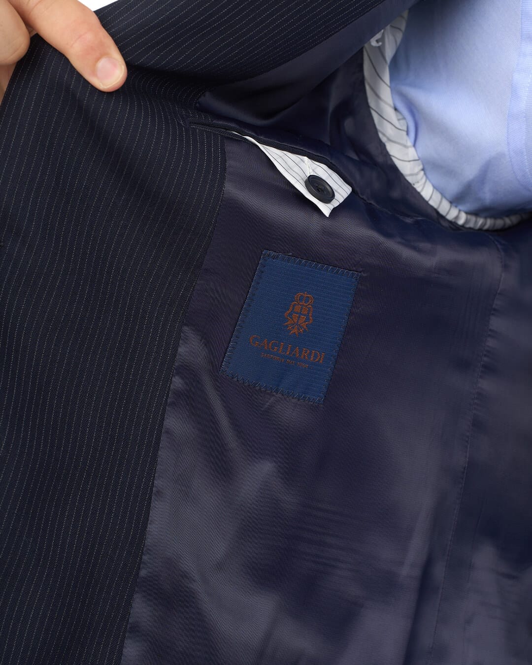 Gagliardi Suits Gagliardi Navy Fine Stripe Suit