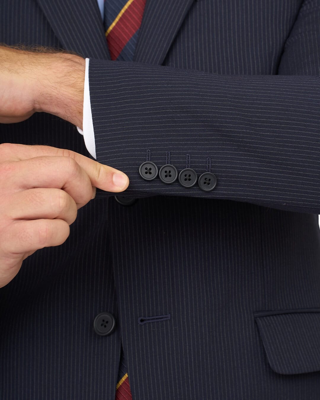 Gagliardi Suits Gagliardi Navy Fine Stripe Suit