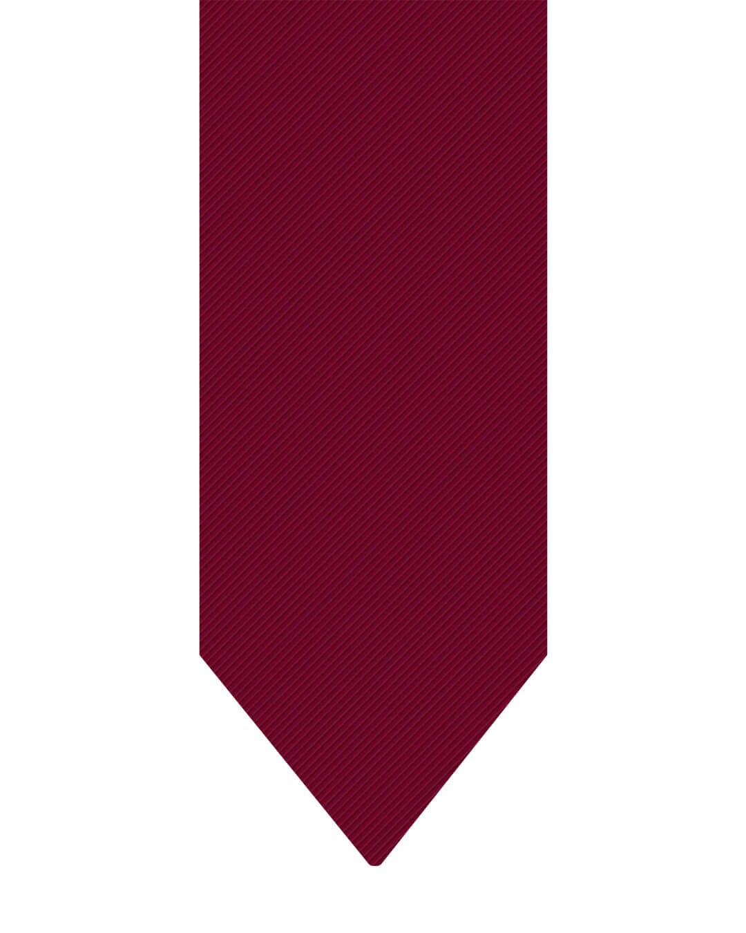 Gagliardi Ties ONE Gagliardi Red Ottoman Italian Wool Silk Tie