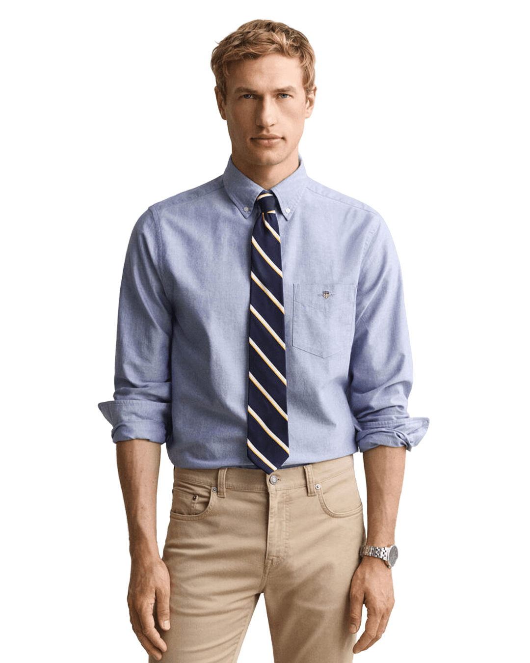 Gant Shirts Gant Blue Gant Reg Classic Oxford Shirt G476 Blue Horizon