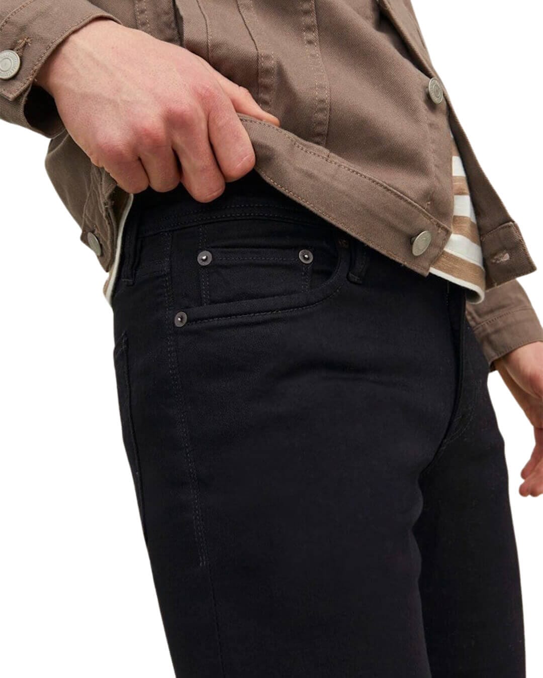 Jack & Jones Jeans JEANS MALE WOV CO88/COC10/EA2 BLACK DENIM NewAW24