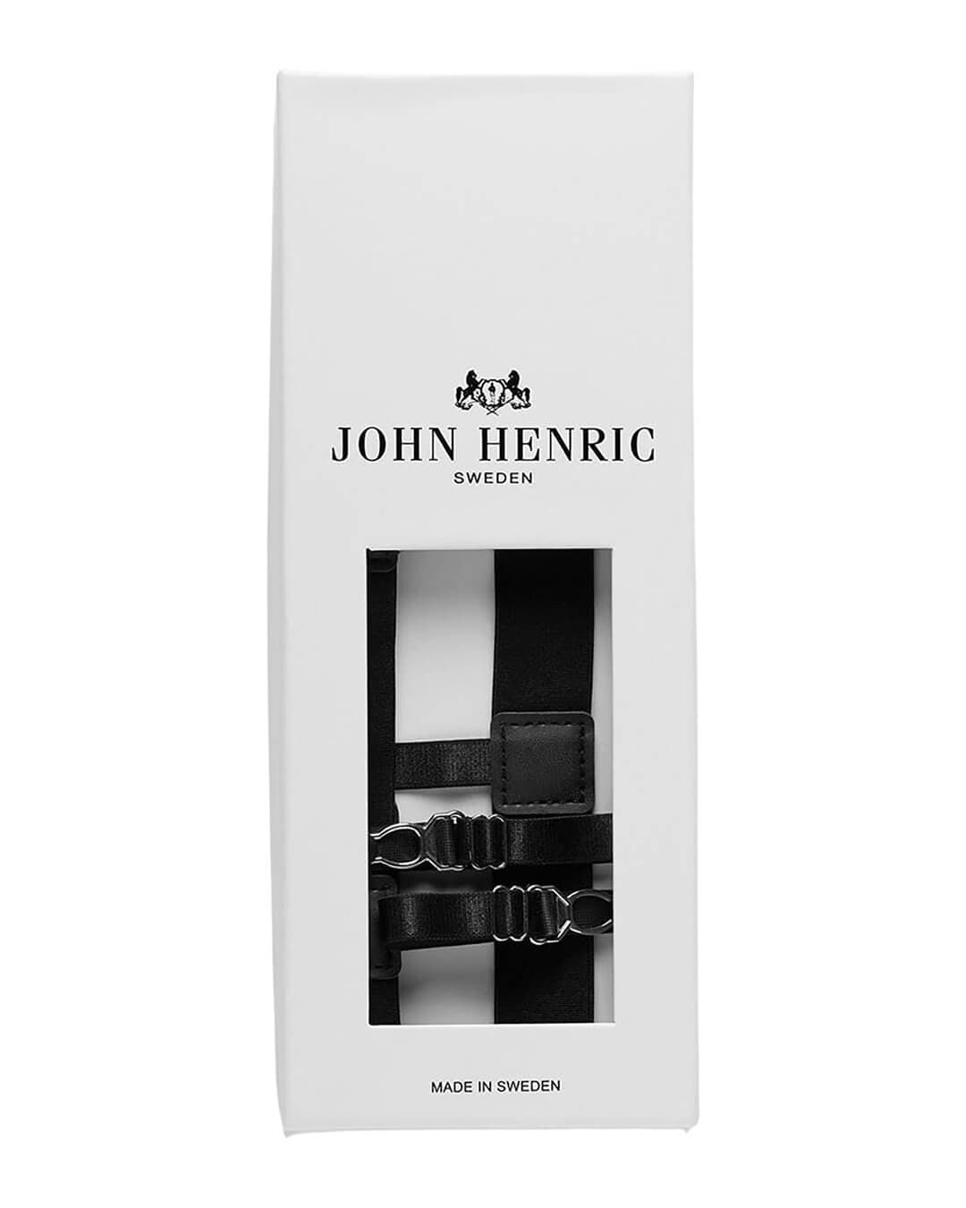 John Henric Shirt Stays One Size John Henric Black Leg Shirt Stay