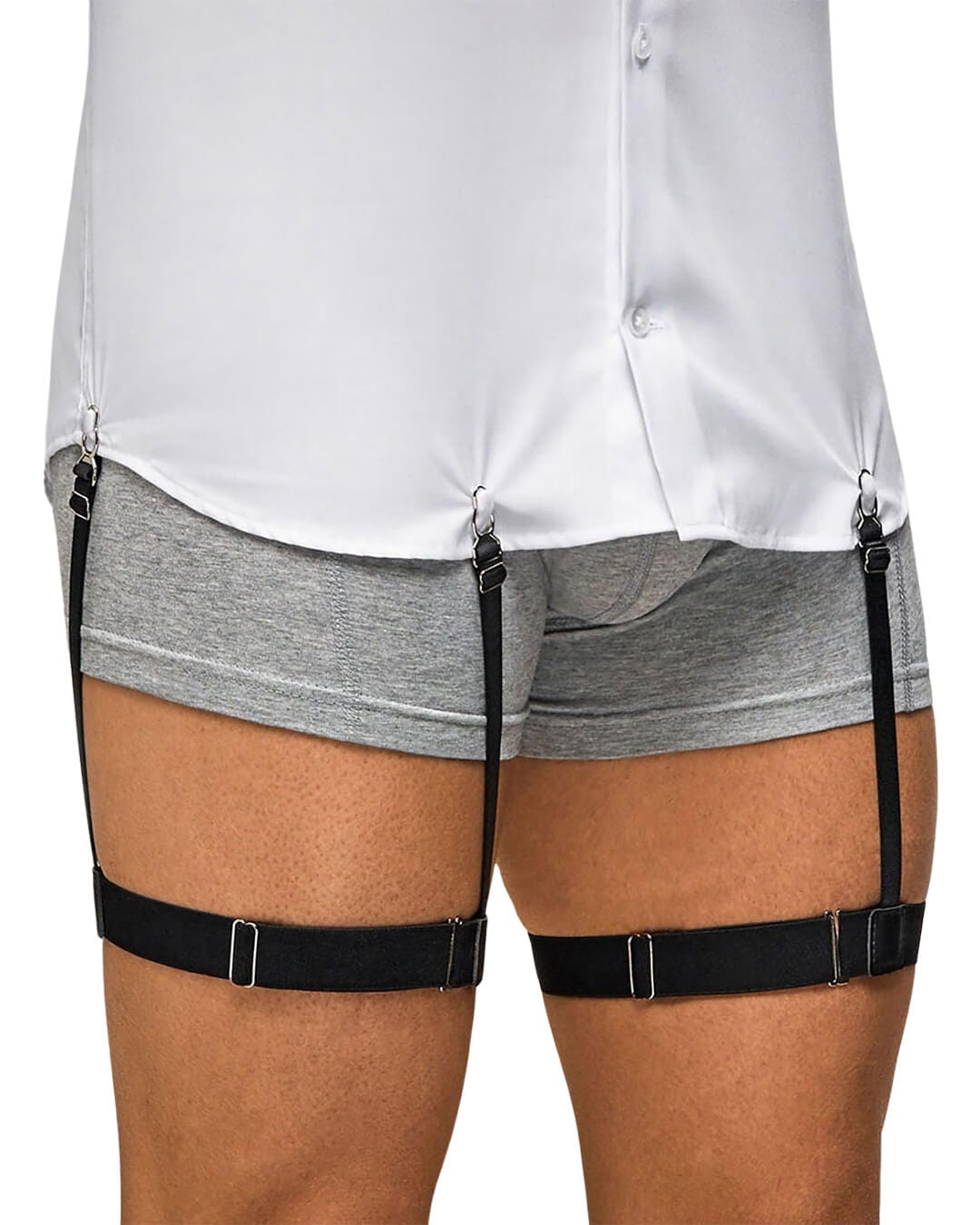 John Henric Shirt Stays One Size John Henric Black Leg Shirt Stay