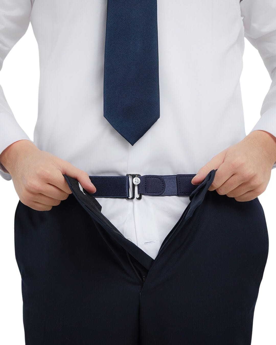 John Henric Shirt Stays One Size John Henric Navy Waist Shirt Stay