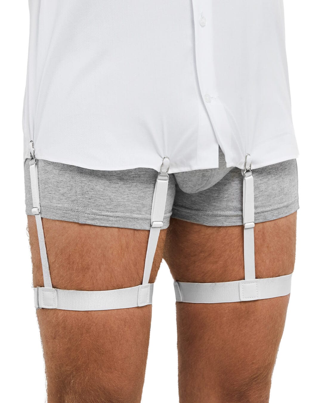 John Henric Shirt Stays One Size John Henric White Leg Shirt Stay