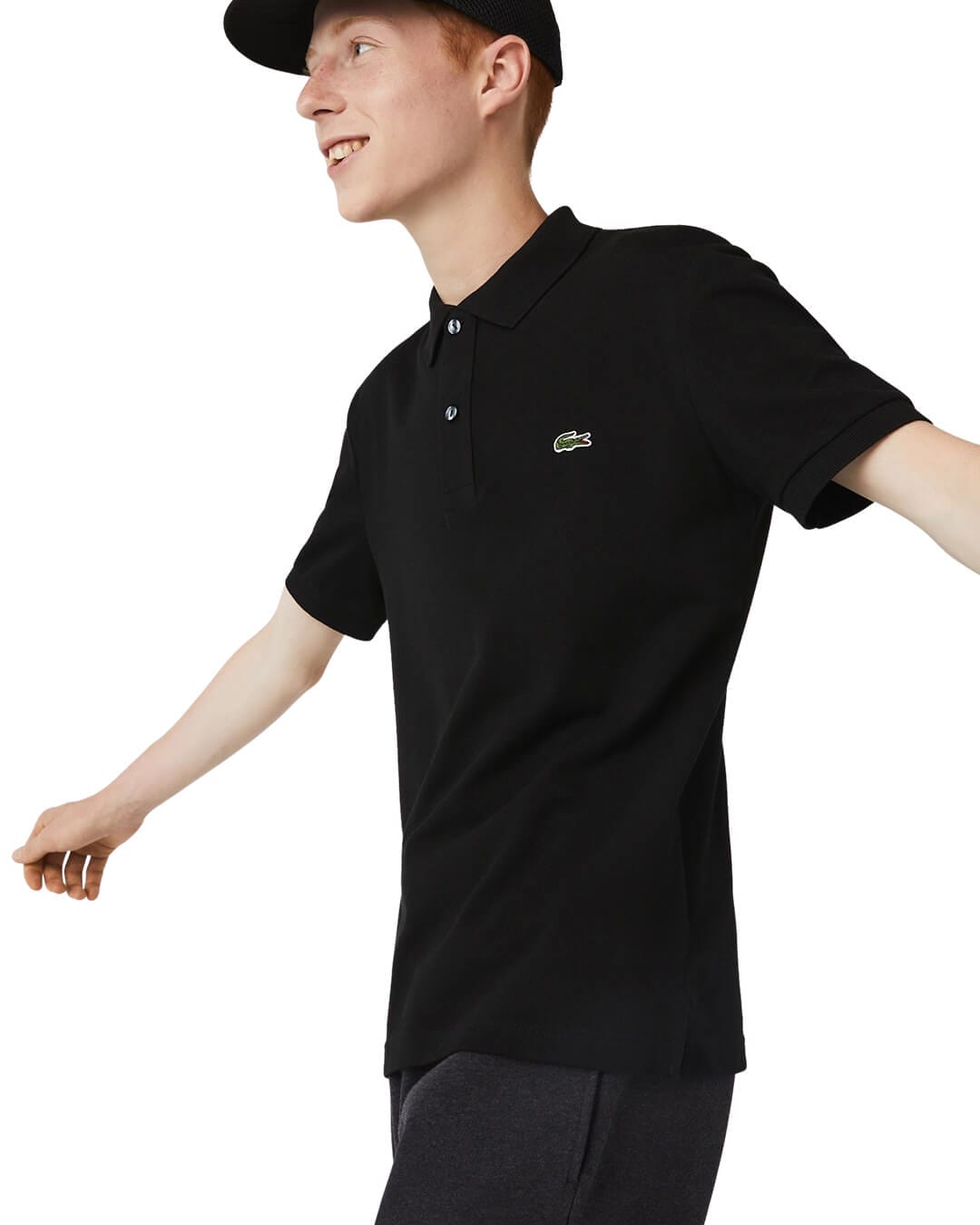 Lacoste Polo Shirts Lacoste Black Polo Shirt