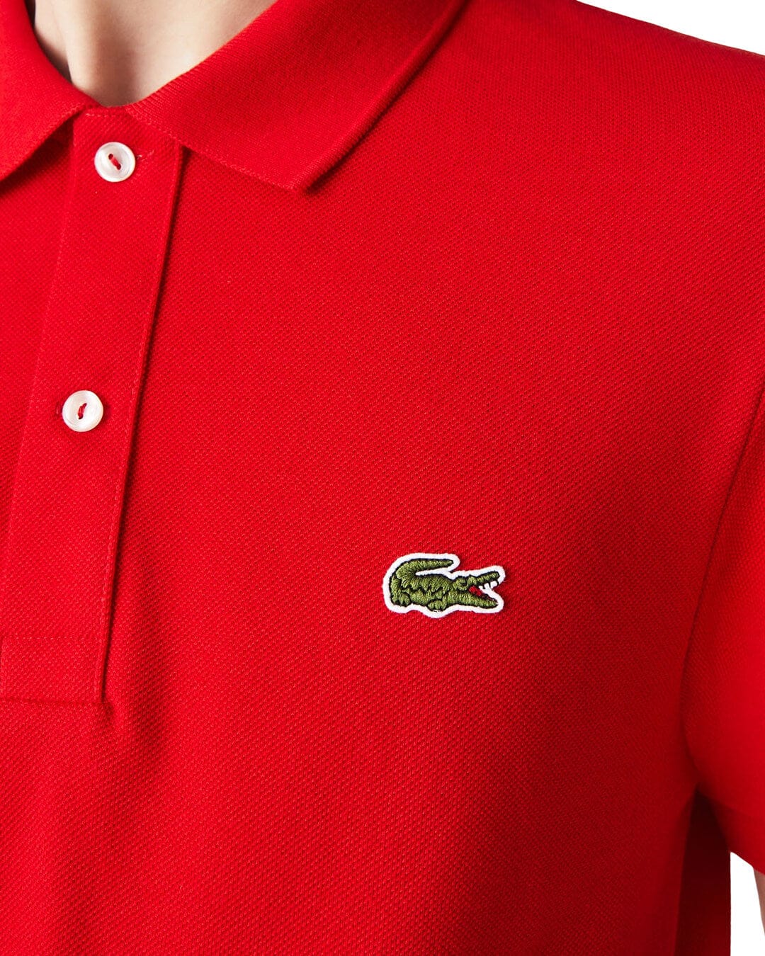Lacoste Polo Shirts Lacoste Slim Fit Red Polo Shirt