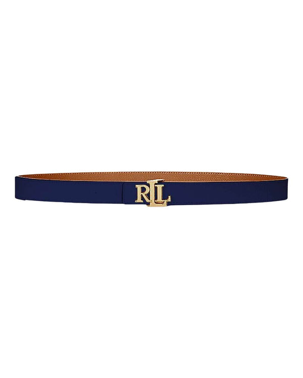 Lauren Ralph Lauren Blue and Gold Belt Classic Design s-l400.jpg main image 3