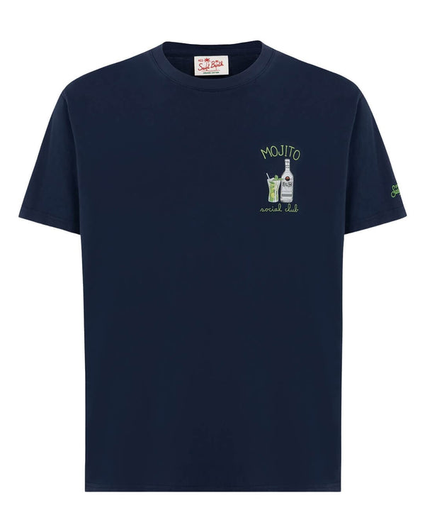 Mc2 Navy Mojito Social Club T-Shirt Bortex Bortex Fine Tailoring