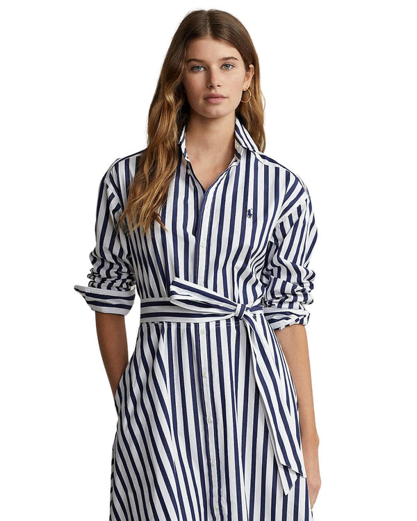 ラルフローレン Ela Belted Stripe Cotton Shirtdress Belted Striped Cotton Shirtdress for Women | Ralph Lauren® PA