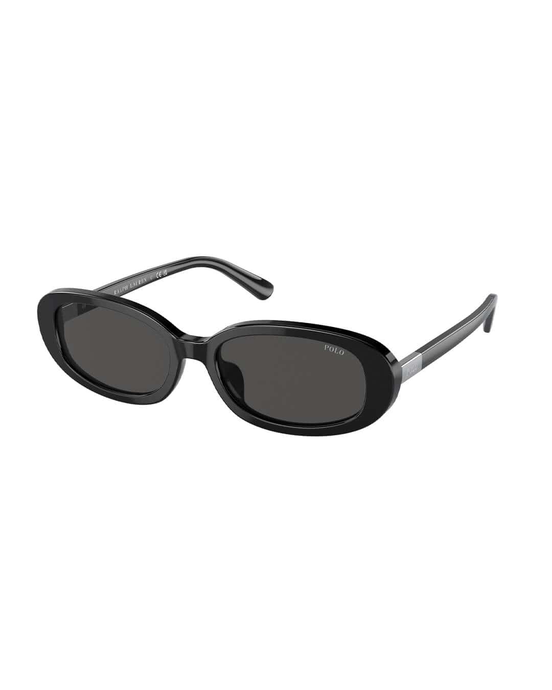 Polo Ralph Lauren Eyewear One Size Polo Ralph Lauren Black Oval Sunglasses