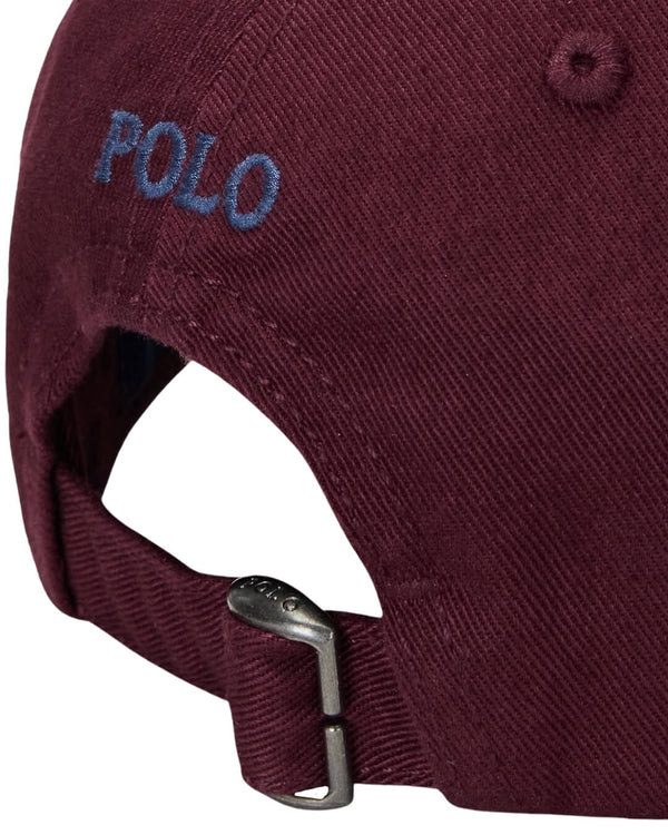 Ralph lauren burgundy cap online