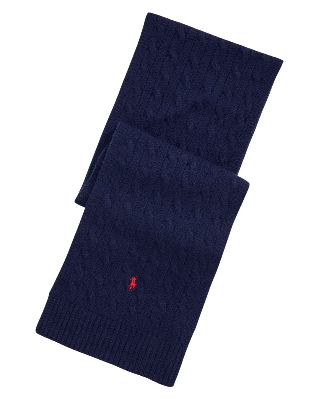 Polo Ralph Lauren Scarves ONE CLSSC CBL SC SCARF OBLONG BLUE 449959345002 AW24