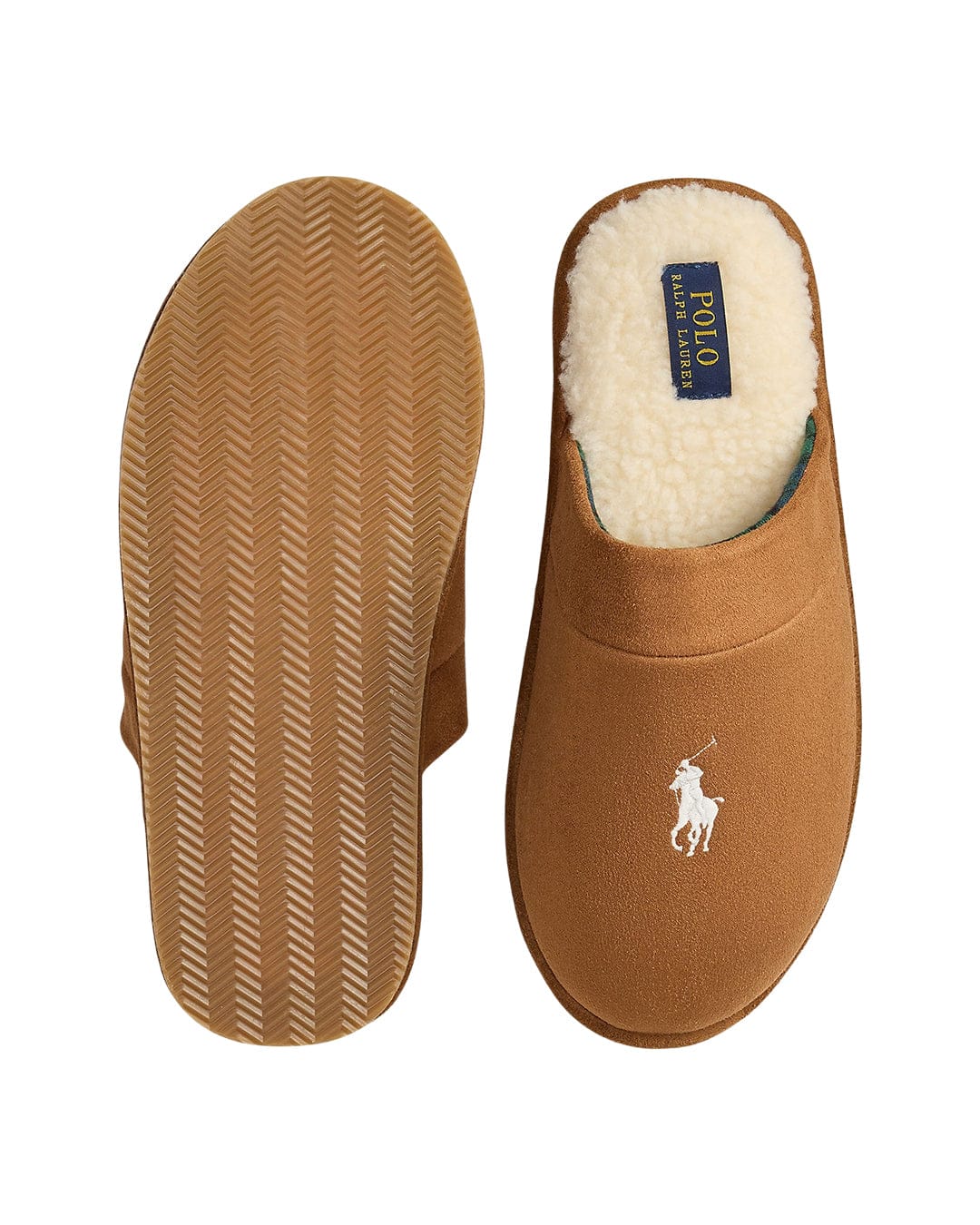 Polo Ralph Lauren Shoes KLARENCE SCUFF SLIPPER NATURAL