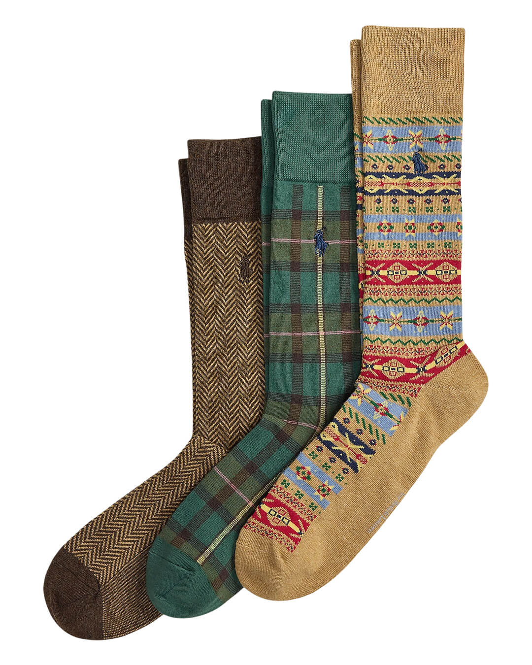 Polo Ralph Lauren Socks ONE Polo Ralph Lauren Crew 3-Pack Multi Socks