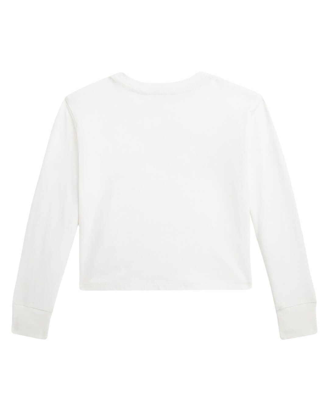 Polo Ralph Lauren T-Shirts LSPOLOTSHRT KNIT SHIRTS T SHIRT WHITE 312952100002 AW24