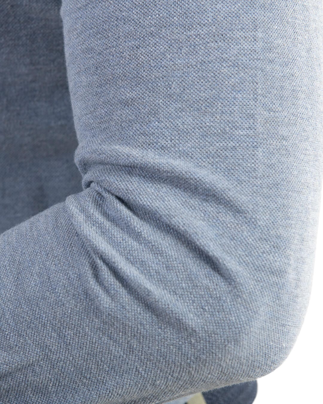 Gagliardi Shirts Gagliardi Sky Pique Jersey Shirt